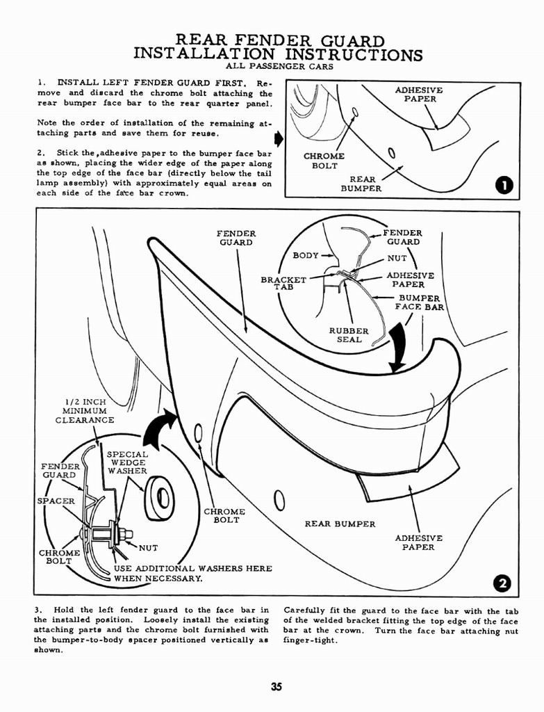 1955 Chevrolet Accessories Manual Page 49